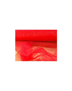 TULLE GLITTER ROSSO PZ.1