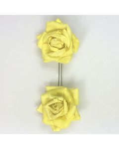 ROSE IN CARTA GIALLE PZ.2
