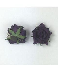 ROSE CARTA VIOLA CLIP MAGNETE PZ.2