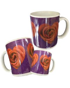 TAZZA ROSE ROSSE PZ.1