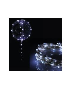50 LUCI LED BIANCHE BOBO BALLOON PZ.1