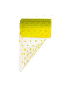 TULLE POIS GIALLO PZ.1