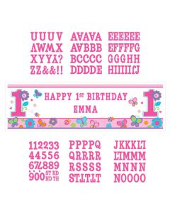FESTONE PRIMO COMPLEANNO BAMBINA PZ.1
