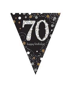 BANDIERINA 70° COMPLEANNO PZ.1