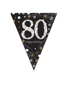 BANDIERINA 80° COMPLEANNO PZ.1