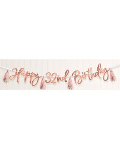 FESTONE COMPLEANNO ROSE GOLD PZ.1