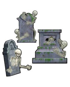 DECORAZIONE CIMITERO IN CARTA PZ.3