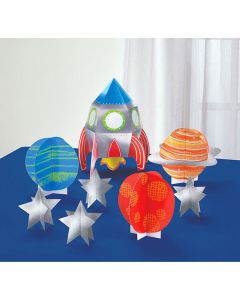 Centrotavola Blast Off Birthday