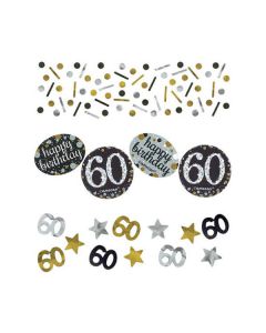 CONFETTI 60° COMPLEANNO ORO PZ.1