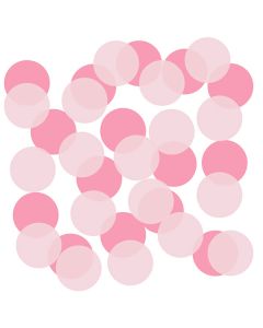 Coriandoli da tavola Dots Rosa Pz.1 Gr.22 Carta