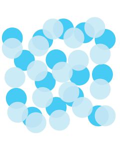 Coriandoli da tavola Dots Azzurri Pz.1 Gr.22 Carta