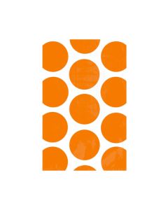 SACCHETTI DOTS ARANCIONE PZ.10