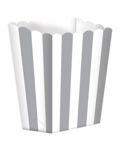 SCATOLA POP CORN ARGENTO PZ.5