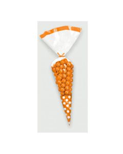 SACCHETTI CONO ARANCIONE PZ.10