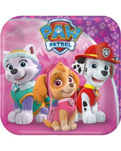 PIATTINI PAW PATROL PINK PZ.8
