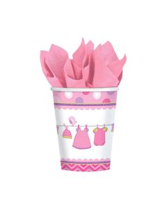 BICCHIERI VESTITINO BAMBINA PZ.8