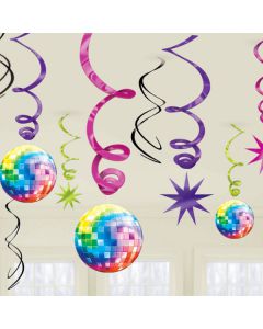 DECORAZIONE DISCO DANCE PZ.12