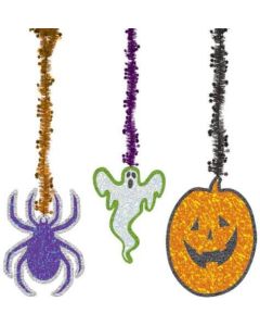 DECORAZIONE HALLOWEEN GLITTER PZ.3