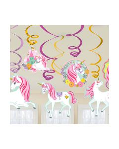 DECORAZIONE MAGICAL UNICORN PZ.12