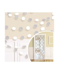 DECORAZIONE FILARE BIANCA PZ.6