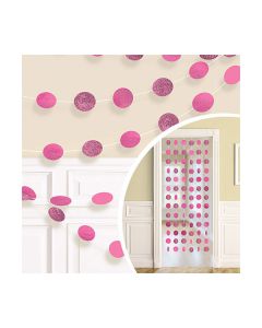 DECORAZIONE FILARE ROSA PZ.6