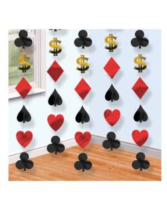 DECORAZIONE FILARE POKER CASINO' PZ.6