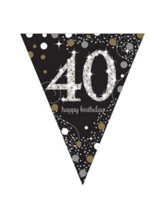 BANDIERINA 40° COMPLEANNO PZ.1