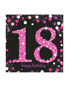 TOVAGLIOLI 18° COMPLEANNO PINK PZ.16
