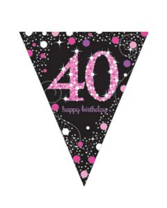 BANDIERINA 40° COMPLEANNO PZ.1