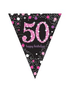 BANDIERINA 50° COMPLEANNO PZ.1