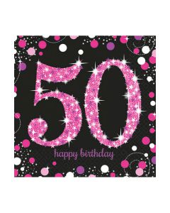 TOVAGLIOLI 50° COMPLEANNO PINK PZ.16