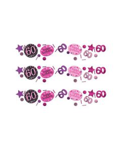 CONFETTI 60° COMPLEANNO PINK PZ.1