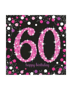 TOVAGLIOLI 60° COMPLEANNO PINK PZ.16