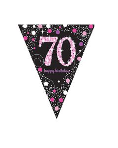BANDIERINA 70° COMPLEANNO PZ.1