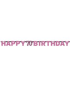 FESTONE 70° COMPLEANNO PINK PZ.1