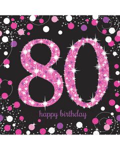TOVAGLIOLI 80° COMPLEANNO PINK PZ.16