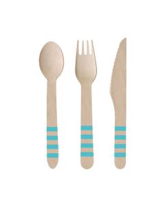 SET POSATE LEGNO ANANAS PZ.24