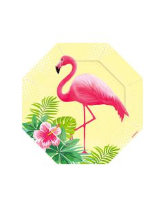 PIATTINI FLAMINGO PARADISE PZ.6