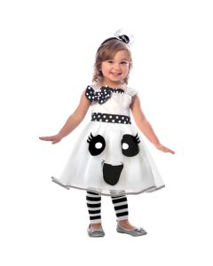 Costume Bimba Halloween Fantasma Pz.1