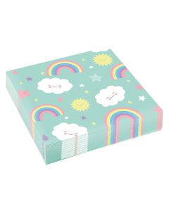 TOVAGLIOLI ARCOBALENO E NUVOLE PZ.20