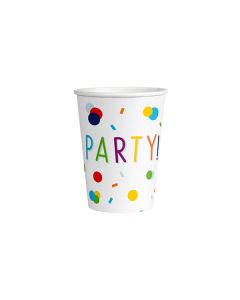 Bicchieri confetti birthday party pz.8
