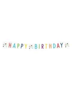 Festone confetti happy birthday pz.1