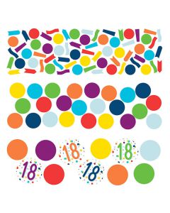 Coriandoli da tavola 18 Compleanno Pz.1 Gr.34