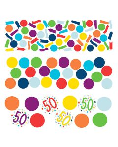 Coriandoli da tavola 50 Compleanno Pz.1 Gr.34