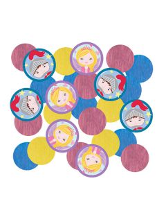 Coriandoli da tavola principessa e cavaliere pz.1