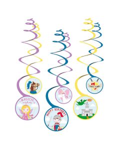 Decorazione principessa e cavaliere pz.6