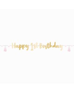 Festone 1° compleanno femmina pz.1