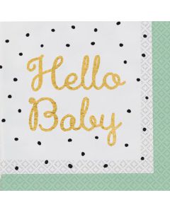 Tovaglioli Hello Baby Pz.16