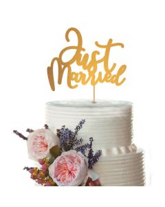 Decorazione Torta Just Married Pz.1
