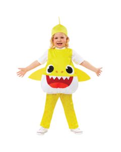 Costume Baby Shark Giallo Pz.1 - 2-3 Anni - Cm.98